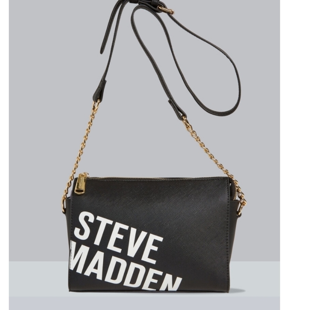 Steve Madden Black Crossbody Bag Black NWT